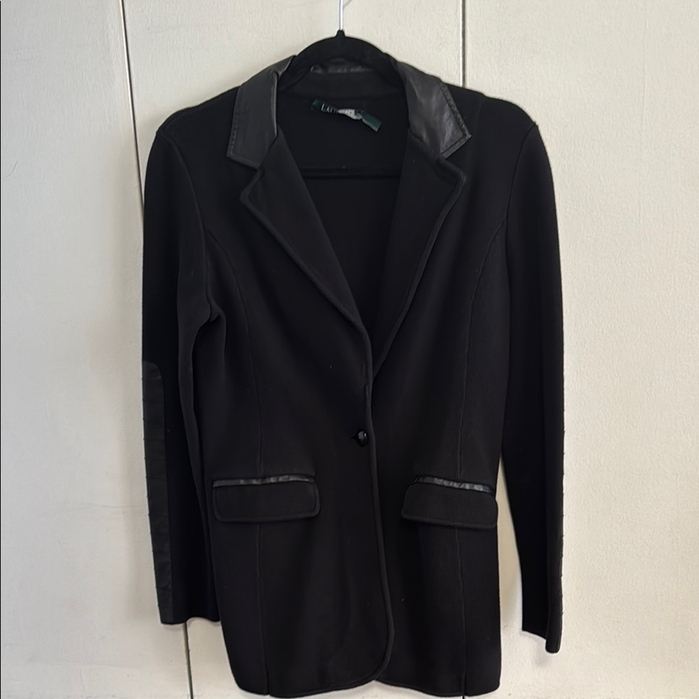 Vintage Ralph Lauren leather blazer